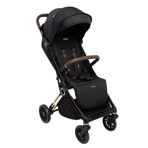 Carrinho de bebê Nivola Infanti preto solar 0 a 22kg