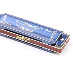 Harmonica bleu diatonique 008K à 10 trous avec étui, harmonica plus professionnel 20 tons pour débutants, étudiants… - Les Beatles, Paul McCartney, John Lennon, RIngo Starr, George Harrison Harmonica bleu diatonique 008K à 10 trous avec étui, harmonica plus professionnel 20 tons pour débutants, étudiants… – Image 6
