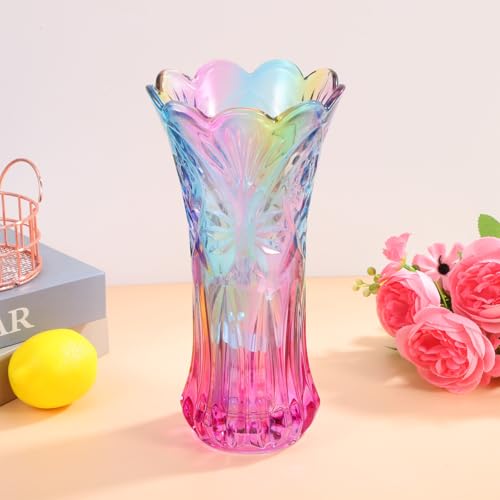 Jarrón de cristal para flor decoración mesa salón y centros de boda Homoyoyo 7