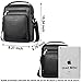 Hjkiopc Zipper Buckle Leather Messenger Bag Vintage Handle Bags for Men Ajustable Satchel Shoulder Bags Multifunction Casual Bag Temperament Fashion Handbag