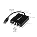 StarTech.com USB 3.0 to Dual Port Gigabit Ethernet Adapter w/USB Port - 10/100/100 - USB Gigabit LAN Network NIC Adapter (USB32000SPT)