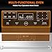 Garvee Wall Oven 30 in Single Wall Ovens Electric Built-in Convection Oven, 3800W, 4.8 Cu.Ft. Broil Bake Roast Function, Safety Lock, LED Display, Touch Control, Timer for Kitchen Cabinetry
