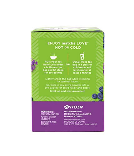 Té Matcha japonés sabor arándano y lavanda 60 saquitos miniatura 2