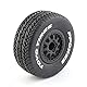 Yuikome 4 StüCk 112 Mm 1/10 Short Course Truck Reifen Reifen Rad mit 12 Mm Sechskant für Slash Arrma SENTON VKAR 10SC RC Car