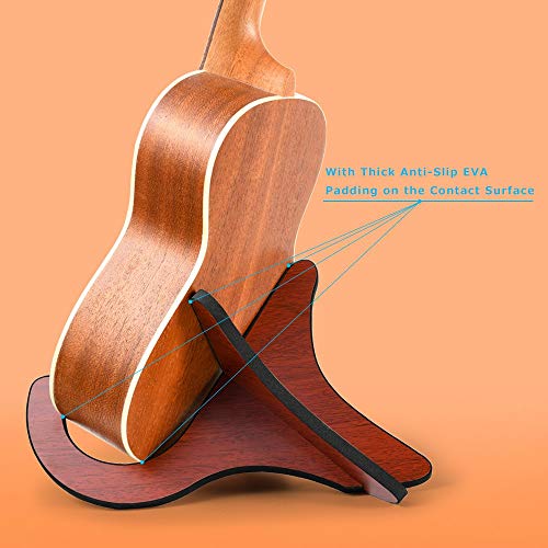 Ukulele Stand,Wooden Ukulele Showing Stand,Folding Portable Stand For Mandolins And Violins #TOP2