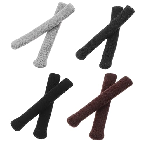 WOFASHPURET -Lasting Temple Sleeves 4 Pairs of Eyeglass Leg Comfortable and Lightweight - Glasses Holders