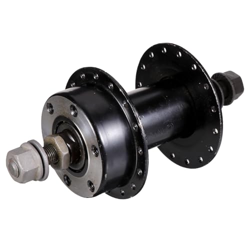 minkissy Mountain Bike Hub with Sealed Bearing and Iron Material, Quick Release Skewers Included, Sturdy Wheel Spindle Suitable for Mountain and Road