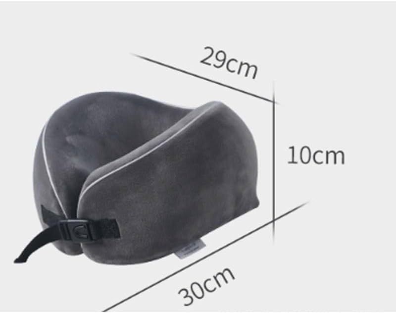 JSEIAJB U-Shaped Memory Foam Neck Pillow with Slow Recovery Function for Protection