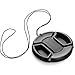 uxcell Univeral 52mm Center Pinch Front Lens Cap for DSLR Camera