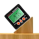 digitaler winkelmesser stabila Leicht zu lesen. Dieser digitale Winkelmesser mit großem digitalen LCD-Display für schnelle und einfache Anzeige, grüne Hintergrundbeleuchtung ermöglicht es Ihnen, die Messung in einem schwachen Licht zu lesen, bequem in der Nacht zu bedienen.
