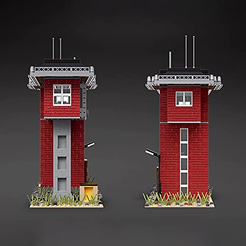Technik Bausatz, Mould King 12009, 1809 Klemmbausteine Signalturm der Eisenbahn Custom Bausteine Kompatibel mit Lego Zug – Bild 4