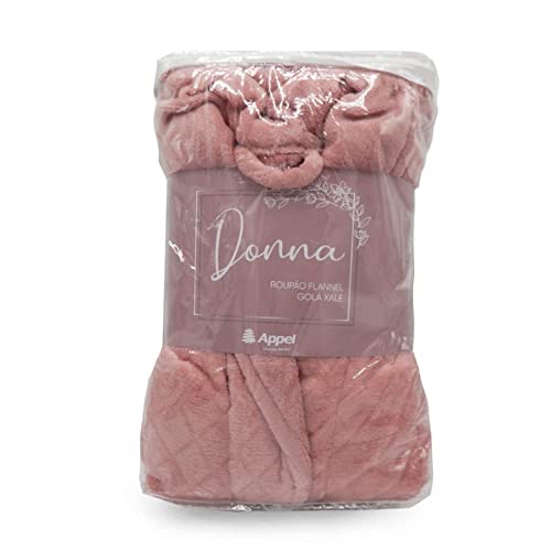 Roupão Adulto Microfibra Flannel Donna - Appel - Rossete