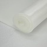 Tela rasete foamizada brillo satinado – 150 cm ancho | Carnaval, cosplay, escenografía, manualidades | 100% poliéster | tres capas – por metros (BLANCO, 3 METROS)