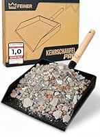 FEINER® | Kehrschaufel PRO® TM - 3160 | Robustes Kehrblech | Metall | Schwarz Pulverbeschichtet | Schaufel | Haus – Hof – Garten | Handwerk – Baustelle | Industrie- Handel.