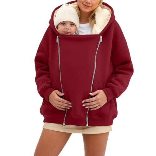 generisch Tragejacke Für Mama und Baby Ab Geburt Fleece...
