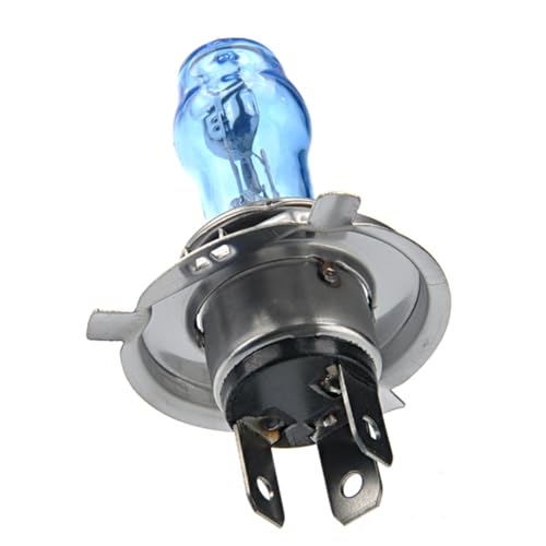 BUGUUYO Bombillas de Faros de Coche Bombilla de Xenón H4 12v 100W/90W 6000K Luz Blanca Superbrillante Lámpara Halógena para Auto