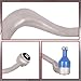TOPAZ 8 Pcs Front Control Arm Suspension Kit w/Stablizer Link Tie Rod Ends Replacement for BMW E39 525i 528i 530i 5 series
