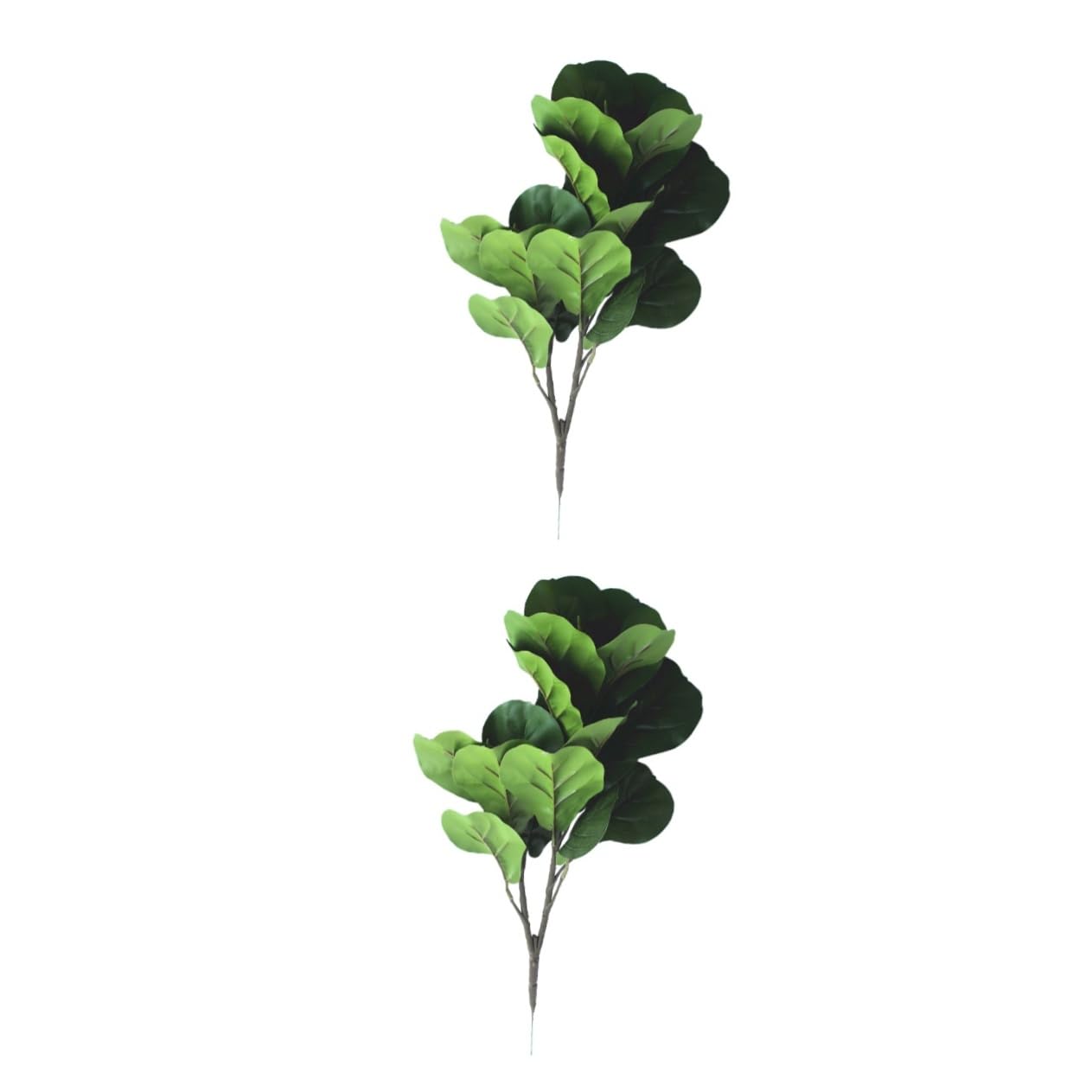 Zerodeko 2stücke Künstliche Ficus Hance Zweige Lebensnahe Pflanzendekoration Für Zuhause Hochzeit Und Büro Teilige Grüne Zweig-Accessoires Für Kreative -projekte Und Stilvolle