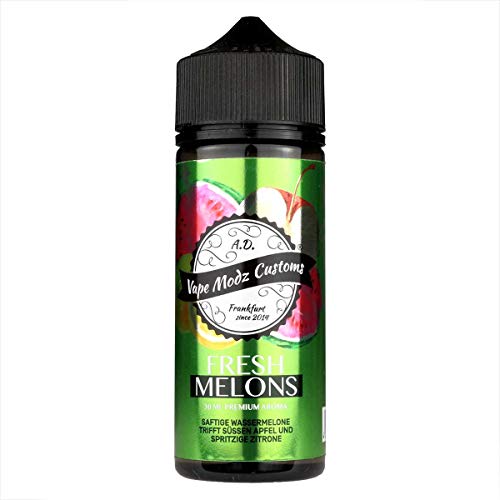 Vape Modz Customs Aromakonzentrat Fresh Melon, Shake-and-Vape zum Mischen mit Basisliquid für e-Liquid, 0.0 mg Nikotin, 1er Pack(1 x 30 ml)