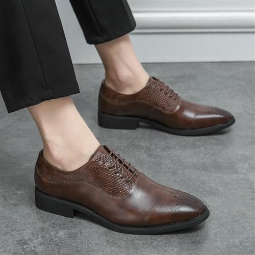 Men's Lace Up Dress Shoes Casual Business Oxford New Orthopedic Leather Shoes Comfortable Walking Shoes Office Loafers Work Flats2
