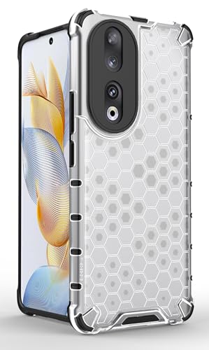 Image of Glasgow Back Case Cover Compatible with [ Honor 90 5G ] (Stylish Design) - Transparent