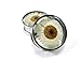 Embedded Real Daisy Flower Plugs - Sold As a Pair