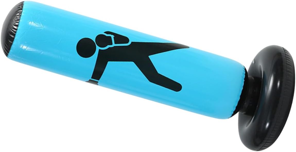 Freestanding Inflatable Boxing Bag Tumbler Training Punching Bag Thickened Fitness Equipment for Adults and Indoor Workout Boxing Column