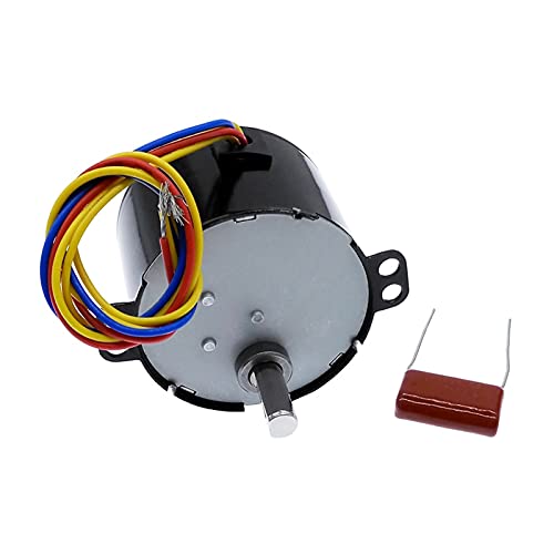 MUYTQAERG Motor de CC 50KTYZ CA síncrono imán Permanente 220V Motores reductores Velocidad controlable inversión Positiva y Negativa 6W(60rpm)