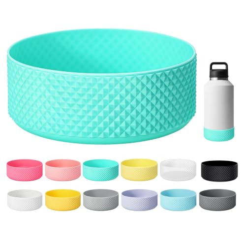 Bluwing Silicone Boot for YETI Rambler 64 oz Water Bottle, Mint Green