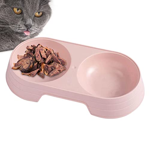Futterstation für Hunde | Macaron Doppelnäpfe für Hunde und Katzen | Futternapf Set Welpen Futternapf...