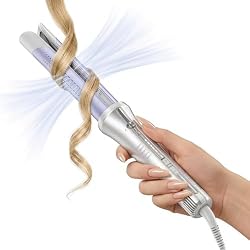SHEGLAM One Touch Airflow Styler Pro 1 inch Automatic Rotating 3.0 Cool Air Technology for No-Wait, Curling Iron, Bouncy & Long-Lasting Curls, Zero Burn Risk, 5 Temp Settings