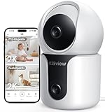 CZEview 3MP+3MP Dual Kameras Überwachung Innen, 5Ghz WLAN 360° Hundekamera Haustierkamera mit APP, Überwachungskamera Innen, ABO Optional, Indoor Camera