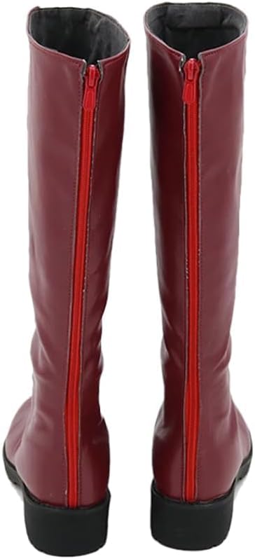 Hunter Anime Cosplay Boots Shoes Red Halloween Party Costume Props