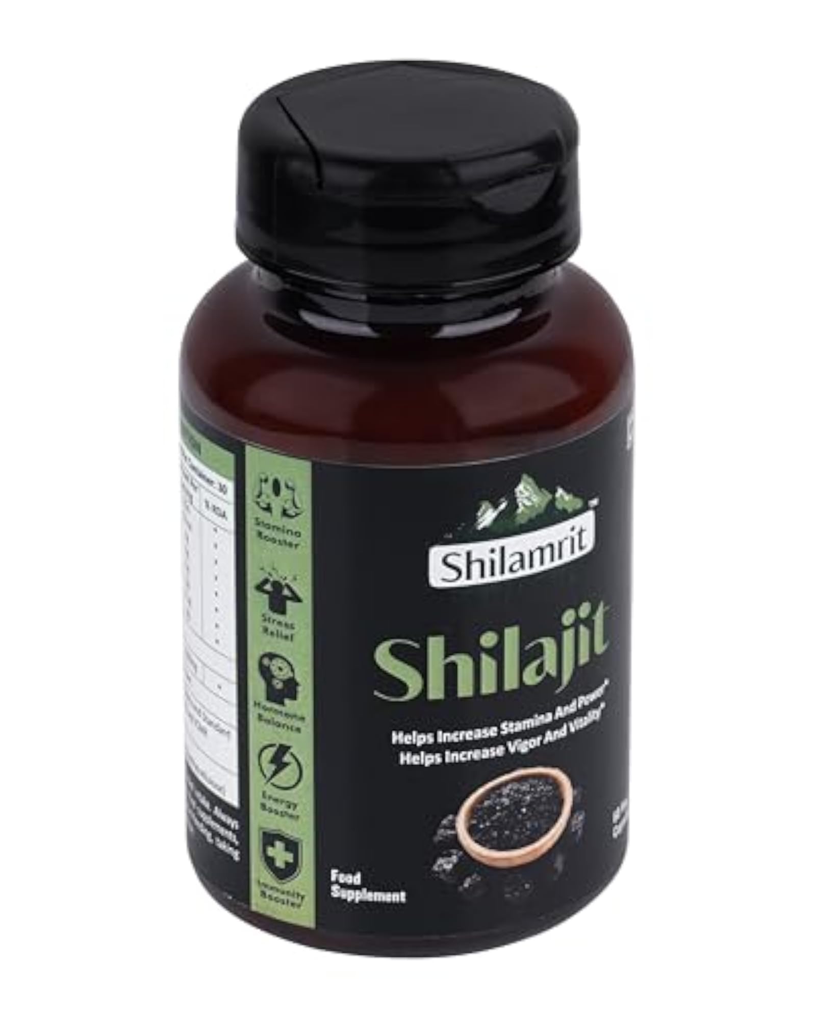 SHILAMRIT Himalayan Organic Shilajit Capsules, 1000mg