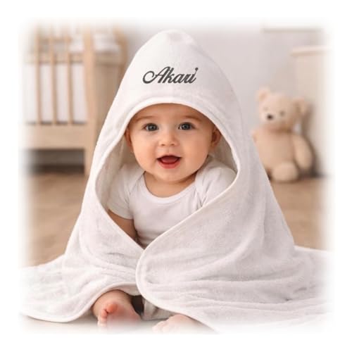 Custom Embroidered Baby Hooded Towel