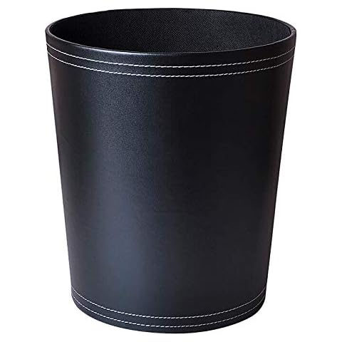 Papelera de cuero para residuos de papel JINYCOME Cover