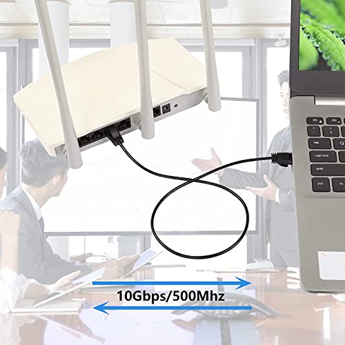 SinLoon CAT6A Ethernet Cable, High Speed 10Gbps 500Mhz Network Cord - Image 3