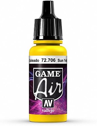 Vallejo VJ72707 Game Air 17 ml Acrylic Paint - Gold Yellow