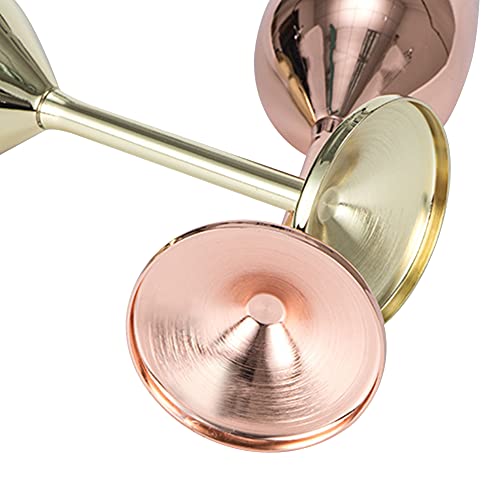 Champagne Flutes, 200Ml Stainless Steel Champagne Glasses Unbreakable Champagne Glass For Home Gift Wedding Red Wine Champagne Cup(Gold(6Pcs)) #TOP6