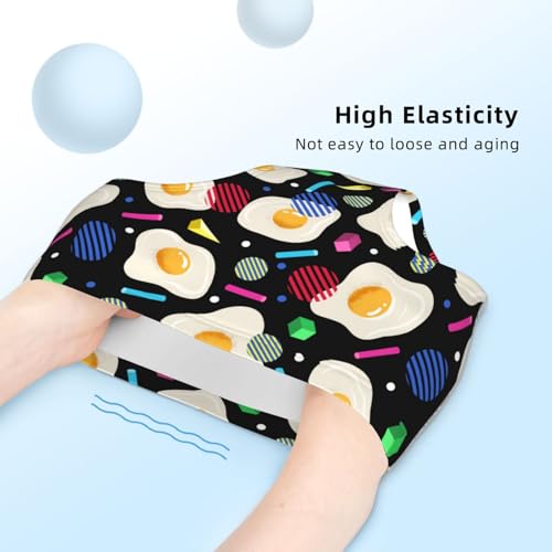 Textured Eggs And Geometric Figures Girls' Underwear Soft Cotton Little Girls Panties Comfort Briefs4