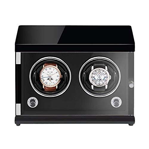Reloj Winder Watch Stand Watch Winders para relojes automáticos-Relojes recargables de dos posiciones Maternas Mecánicas Veninador Vertical Automático Reloj Caja con Winder de relojes sensibles a la