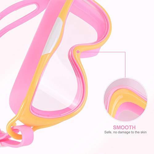 VALICLUD Óculos de natação infantil antiembaçamento óculos de natação transparentes sem vazamento pa