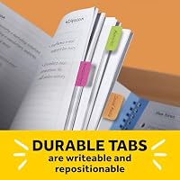 Post-it Tabs, 1 in Solid, Aqua, Yellow, Pink, Red, Green, Orange, 6/Color, 36/Dispenser (686-ALOPRYT) — image 7