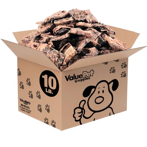 ValueBull Lamb Lung Wafers for Dogs, Premium 10 Pound