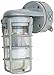Woods L1707SVCH Traditional 100W Incandescent Weather Industrial Light, Wall Mount, Chrome