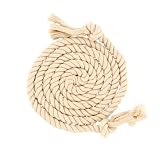 Xorim Rope Belt, Tie Belts For Women Dresses, Tassel Braided Boho Crochet String Belt, Strong And Durable, Fashionable And Retro For Matching With Pants, Jackets Or Jeans, Dresses, Etc(Off-White)