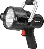 VECTOR Triple LED Flashlight Spotlight, SLV2V, Rechargeable, Portable, Hands free, 750 Lumens, USB Charging Port
