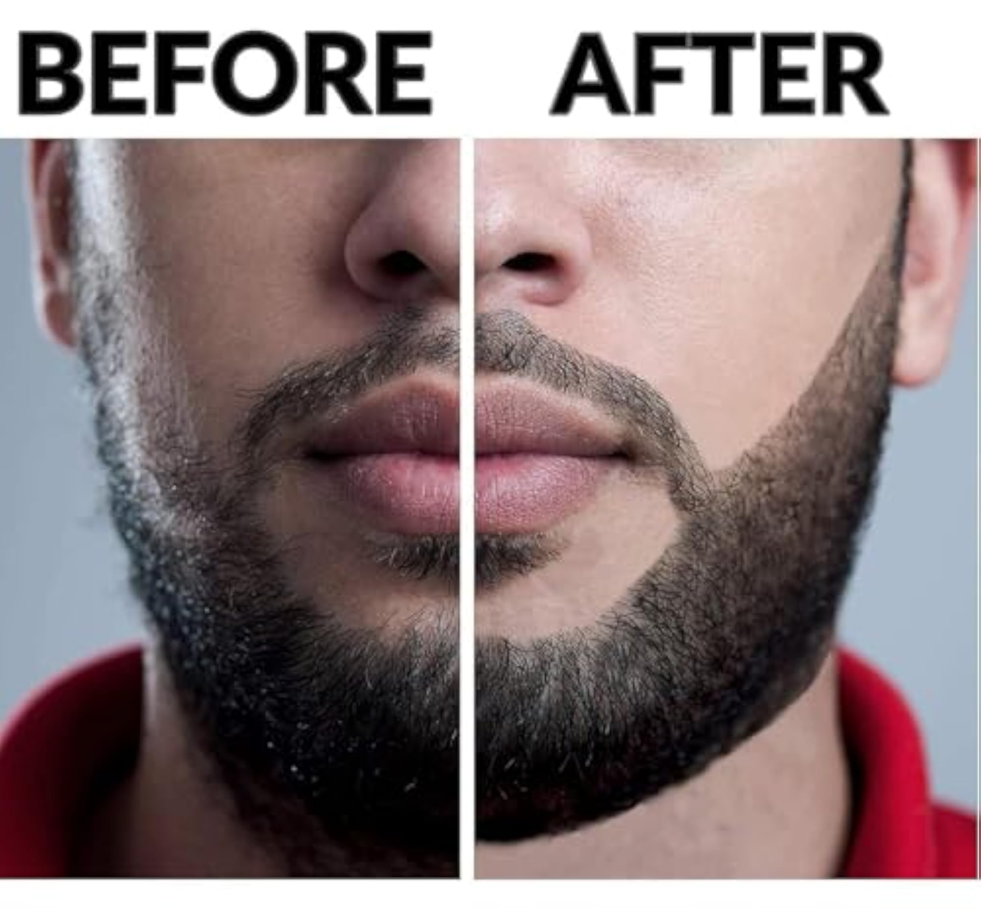Beard Pencil Filler for Men, Waterproof Natural Finish