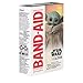 Band-Aid Brand Adhesive Bandages for Minor Cuts & Scrapes, Wound Care Featuring Star Wars The Mandalorian Characters for Kids and Toddlers, Assorted Sizes 20 ct