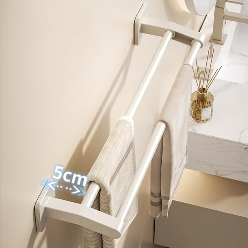 Porte-serviettes gain de place pour optimiser les petites salles de bain - 5